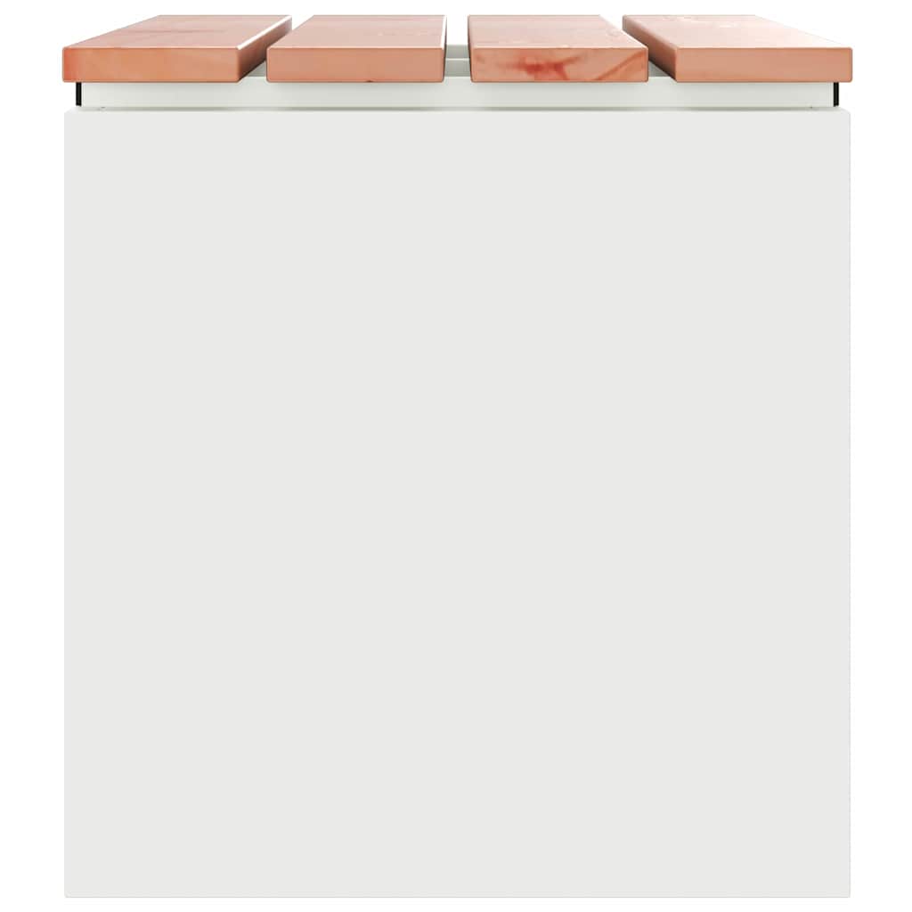 Tuinbank Wit 60 x 40 x 43 cm Staal