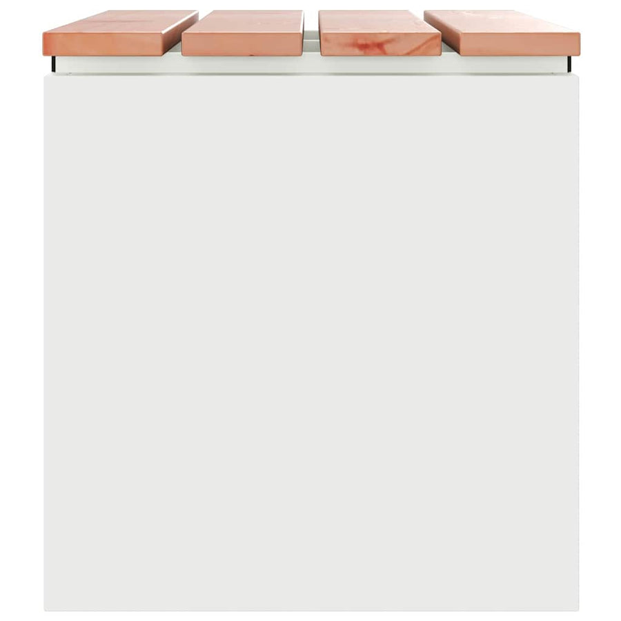 Tuinbank Wit 60 x 40 x 43 cm Staal