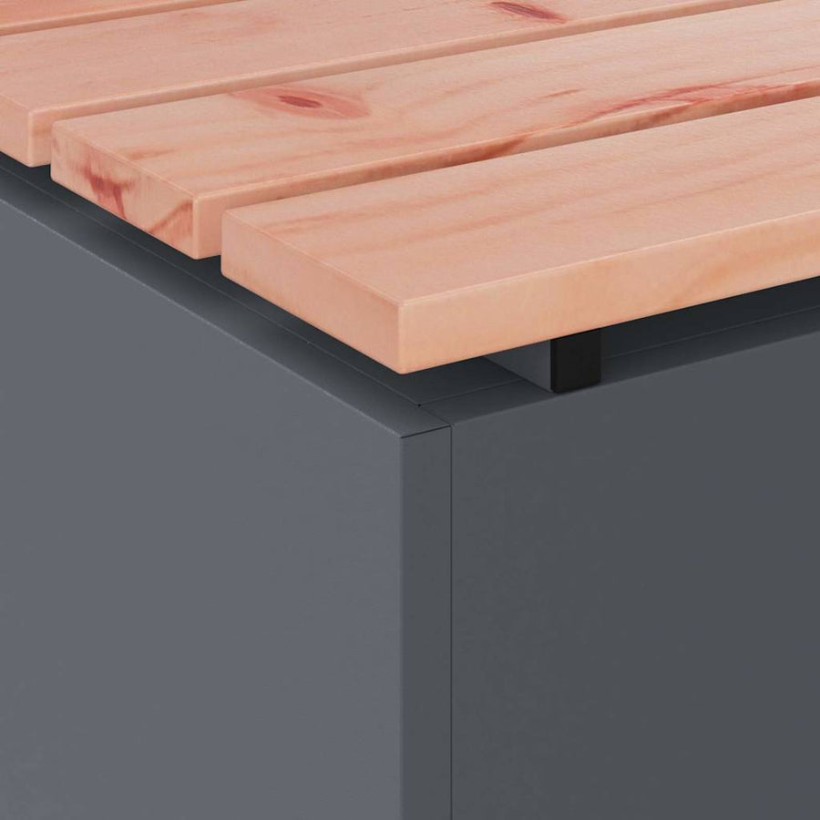 Tuinbank Antraciet 60 x 40 x 43 cm Staal