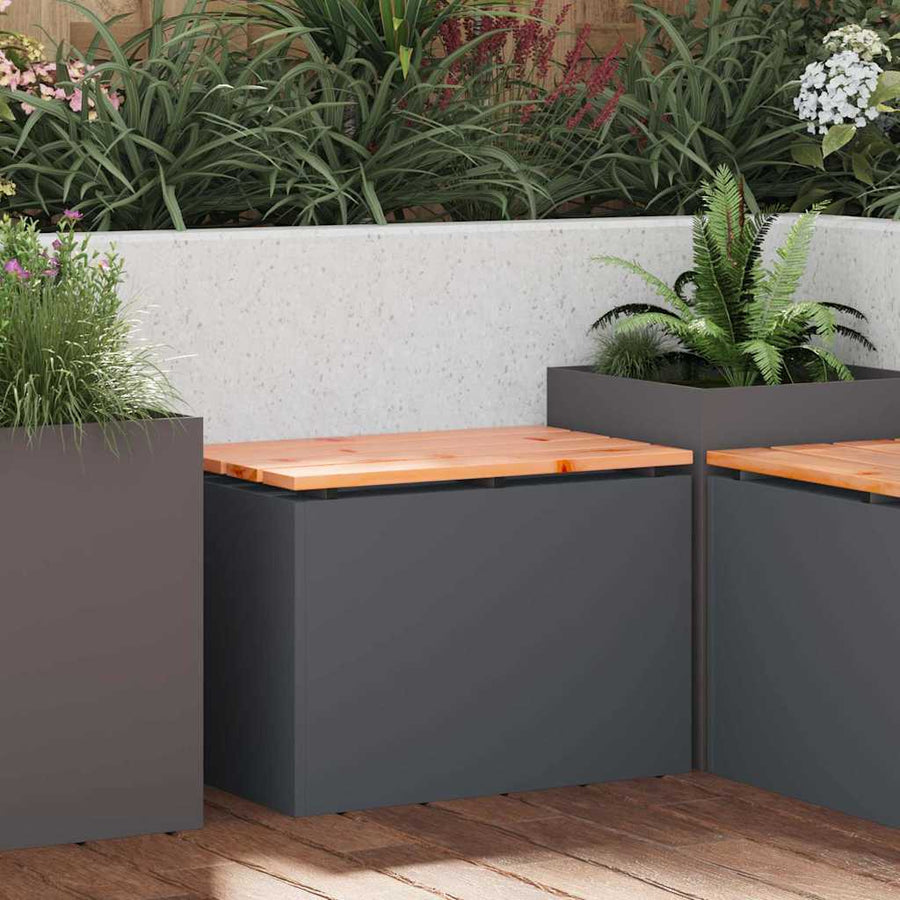 Tuinbank Antraciet 60 x 40 x 43 cm Staal