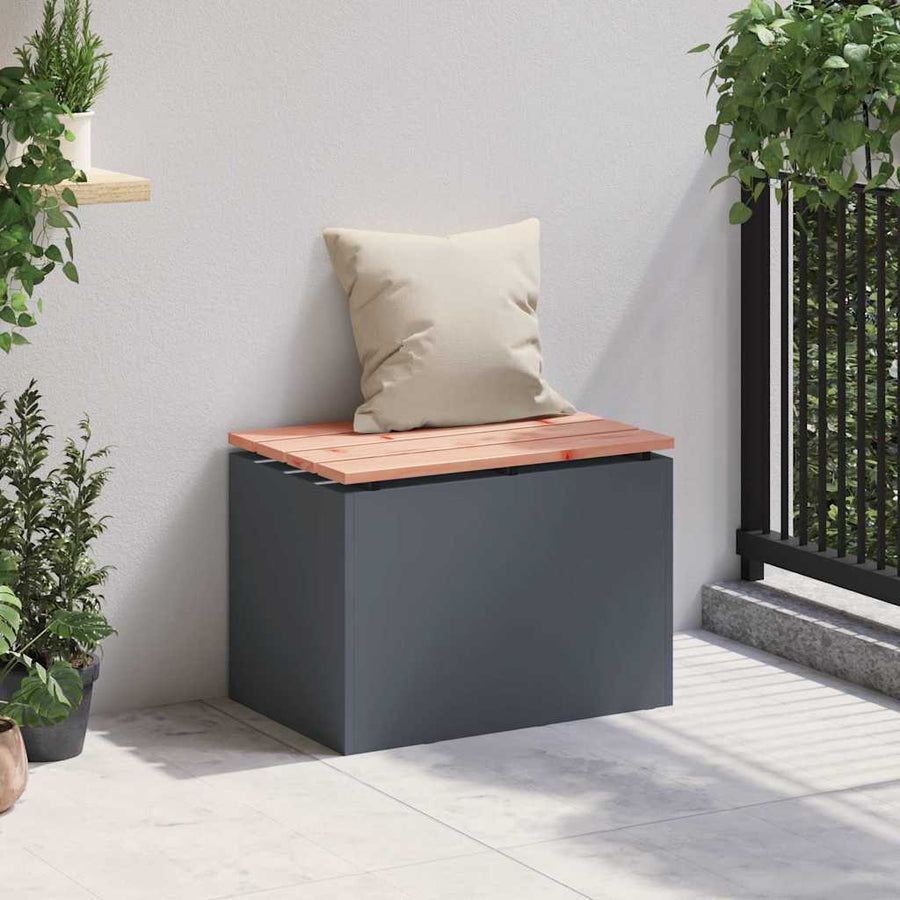 Tuinbank Antraciet 60 x 40 x 43 cm Staal