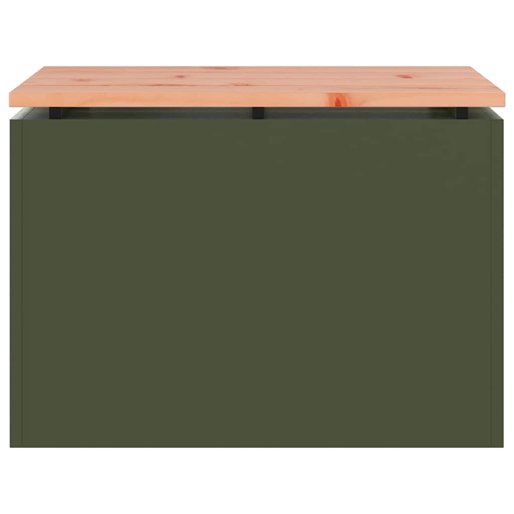 Tuinbank Olijfgroen 60 x 40 x 43 cm Staal