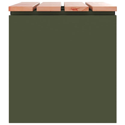 Tuinbank Olijfgroen 60 x 40 x 43 cm Staal