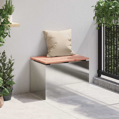 Tuinbank Zilver 60 x 40 x 43 cm Roestvrij staal