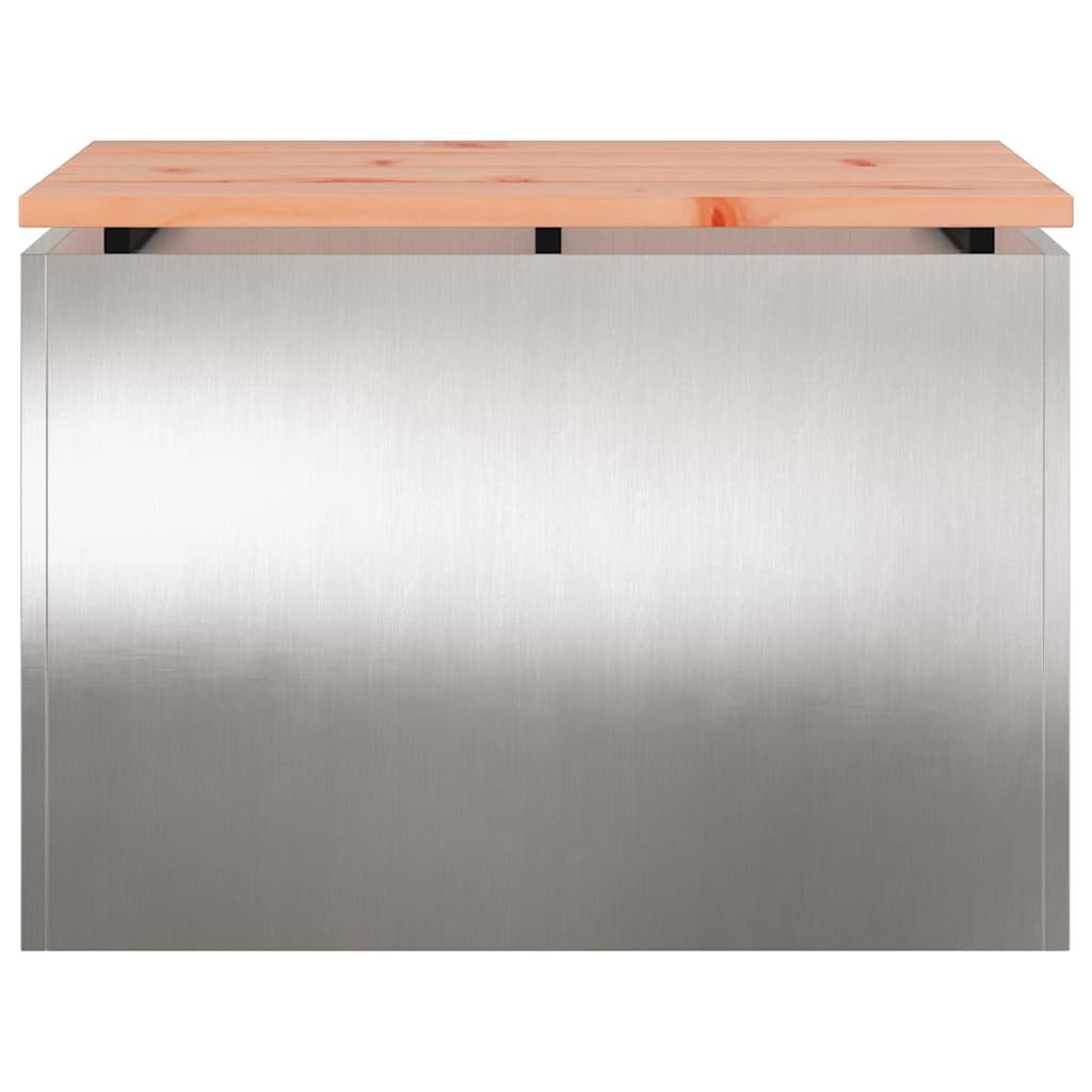 Tuinbank Zilver 60 x 40 x 43 cm Roestvrij staal