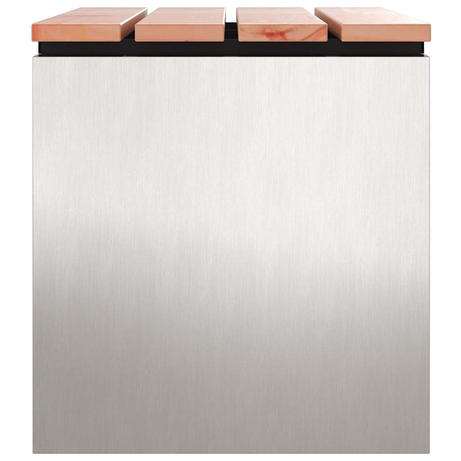 Tuinbank Zilver 60 x 40 x 43 cm Roestvrij staal