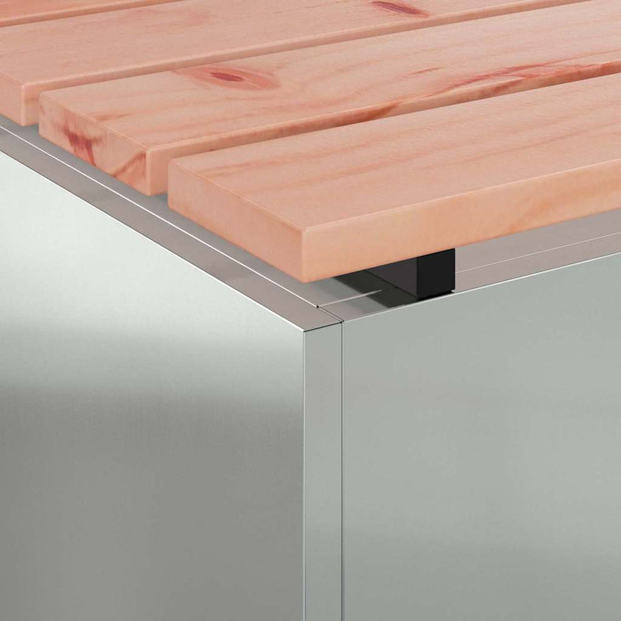 Tuinbank Zilver 60 x 40 x 43 cm Gegalvaniseerd staal