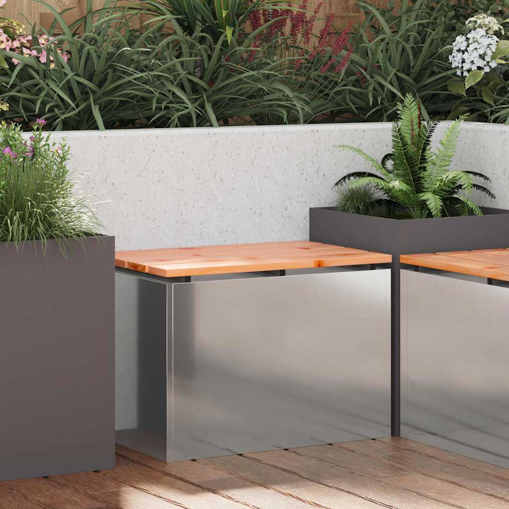 Tuinbank Zilver 60 x 40 x 43 cm Gegalvaniseerd staal