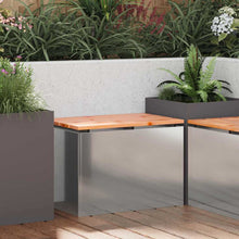 Tuinbank Zilver 60 x 40 x 43 cm Gegalvaniseerd staal