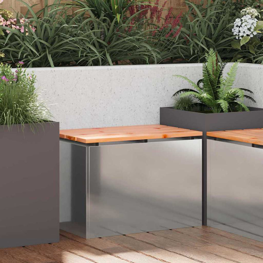 Tuinbank Zilver 60 x 40 x 43 cm Gegalvaniseerd staal