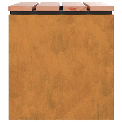 Tuinbank Roestig 60 x 40 x 43 cm Cortenstaal