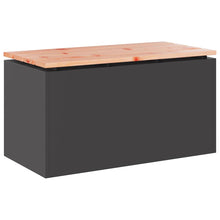 Tuinbank Zwart 80 x 40 x 43 cm Staal