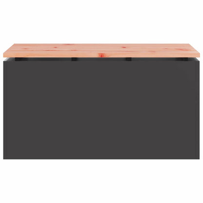 Tuinbank Zwart 80 x 40 x 43 cm Staal
