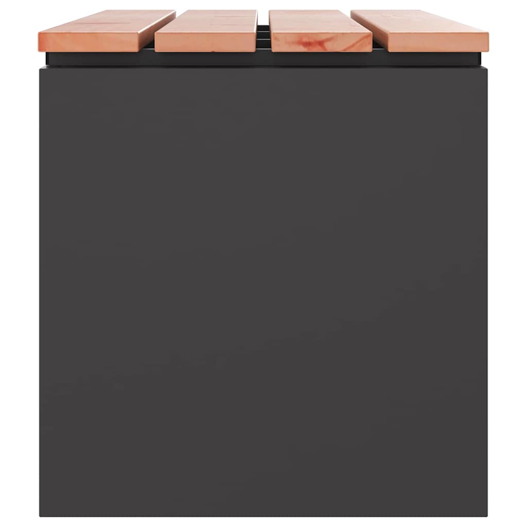 Tuinbank Zwart 80 x 40 x 43 cm Staal