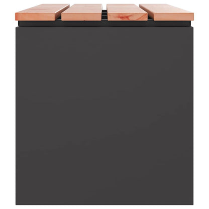 Tuinbank Zwart 80 x 40 x 43 cm Staal