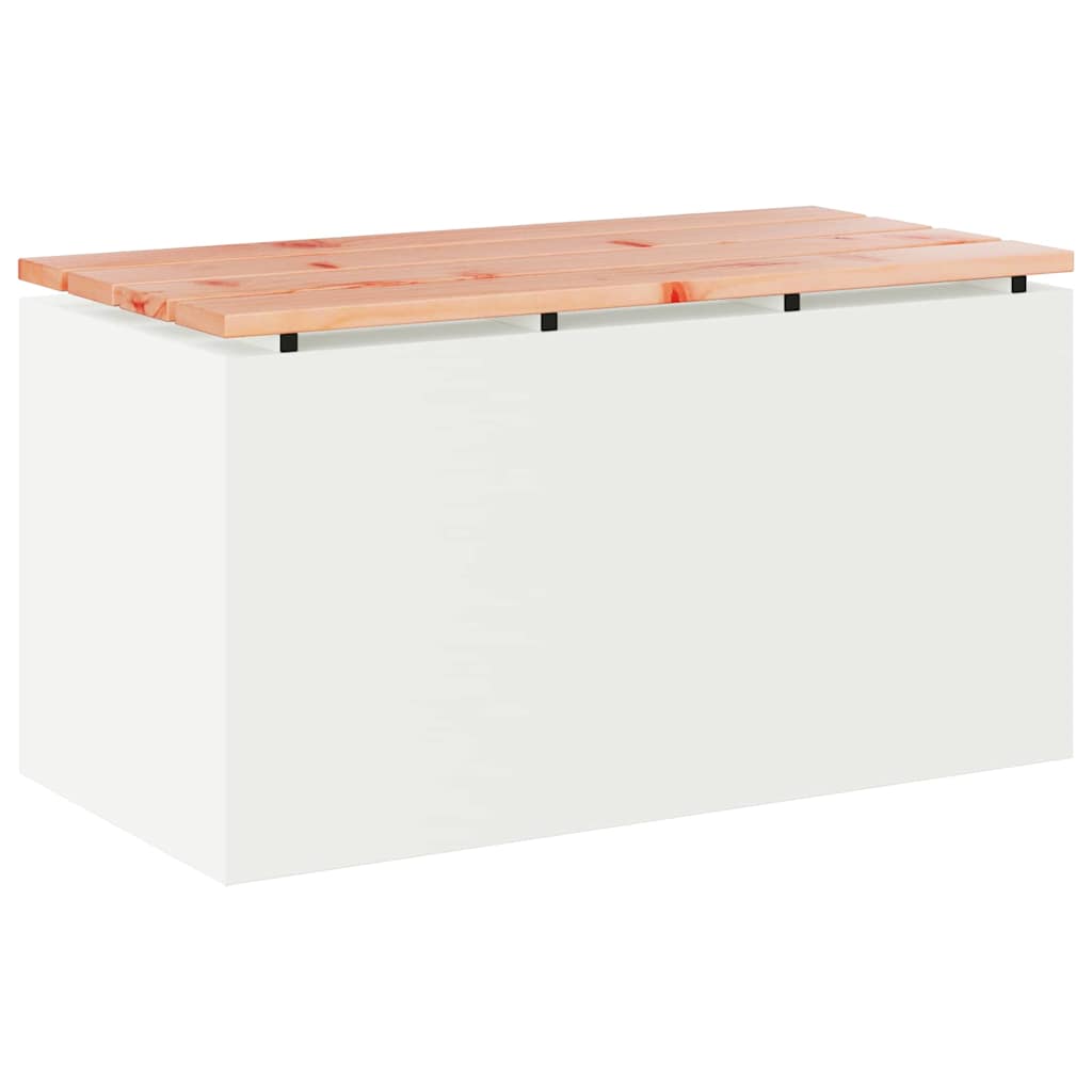 Tuinbank Wit 80 x 40 x 43 cm Staal