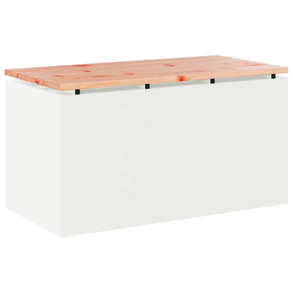 Tuinbank Wit 80 x 40 x 43 cm Staal