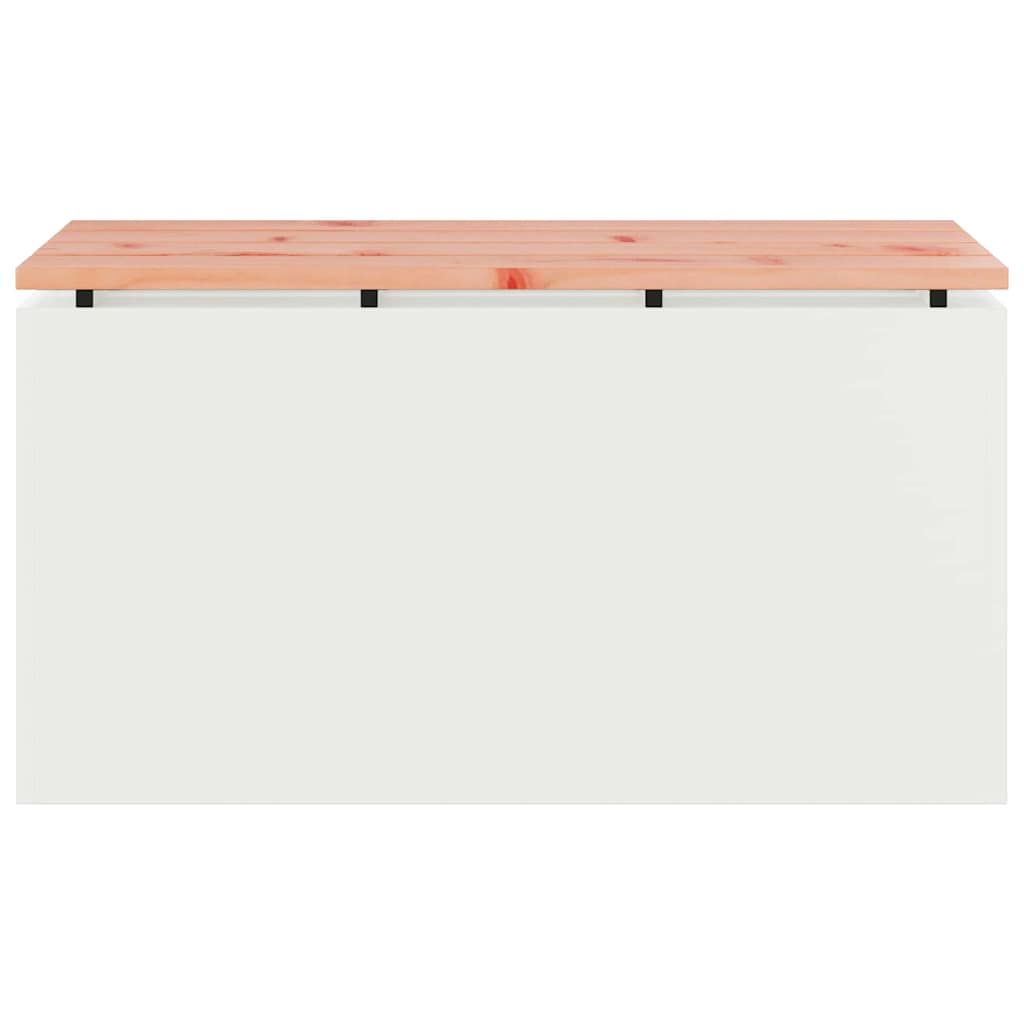 Tuinbank Wit 80 x 40 x 43 cm Staal
