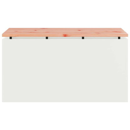 Tuinbank Wit 80 x 40 x 43 cm Staal