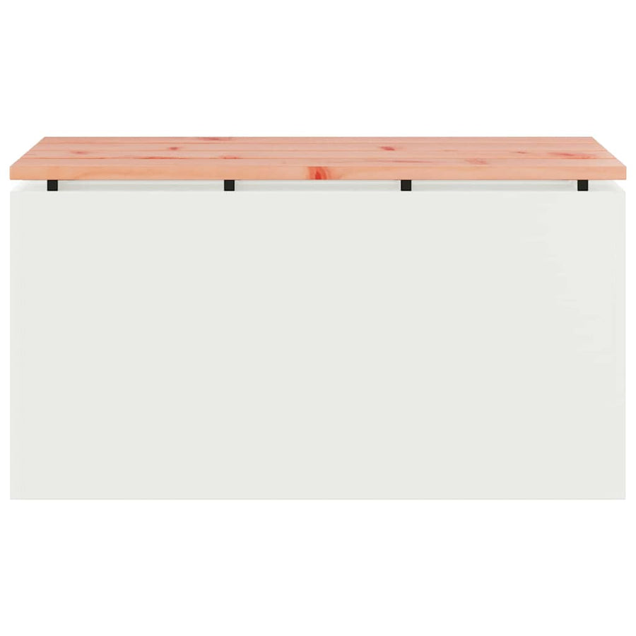 Tuinbank Wit 80 x 40 x 43 cm Staal