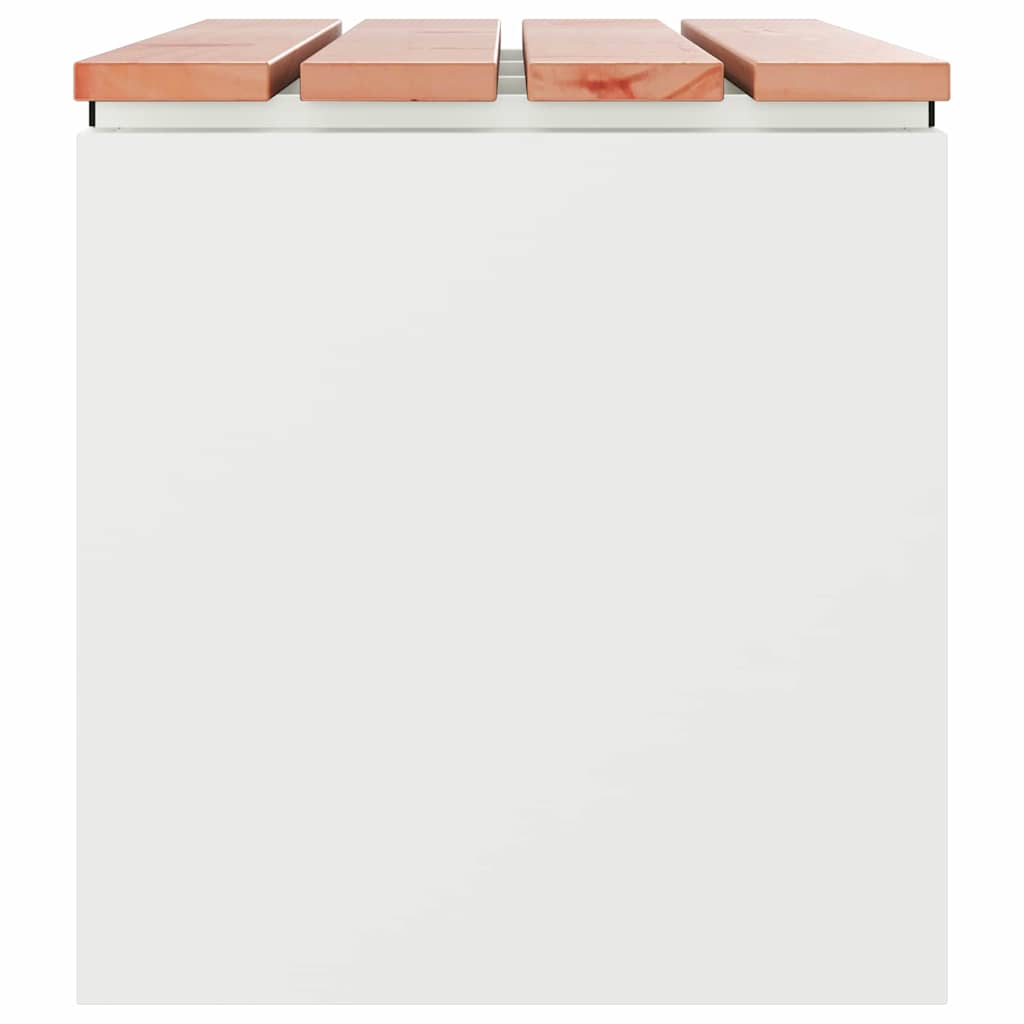 Tuinbank Wit 80 x 40 x 43 cm Staal