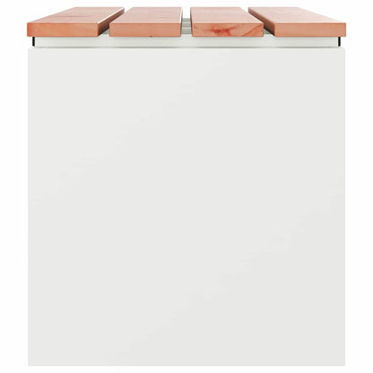 Tuinbank Wit 80 x 40 x 43 cm Staal