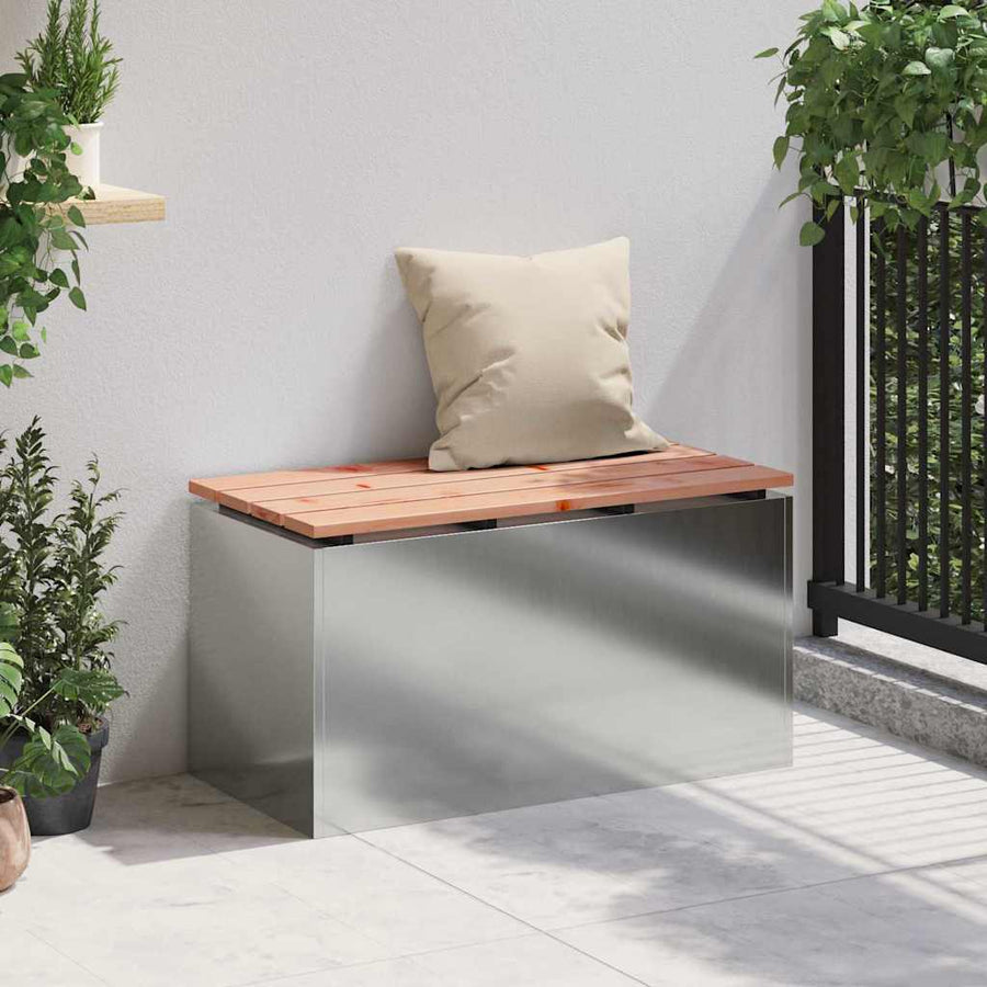Tuinbank Zilver 80 x 40 x 43 cm Gegalvaniseerd staal