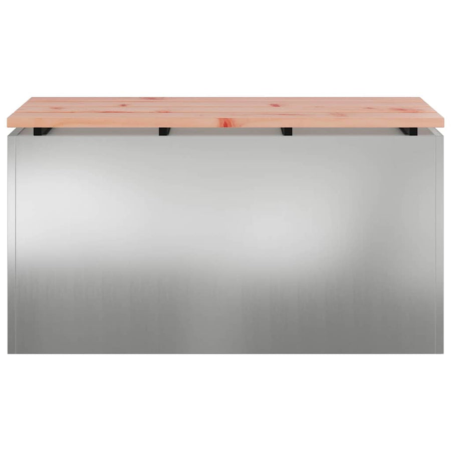 Tuinbank Zilver 80 x 40 x 43 cm Gegalvaniseerd staal