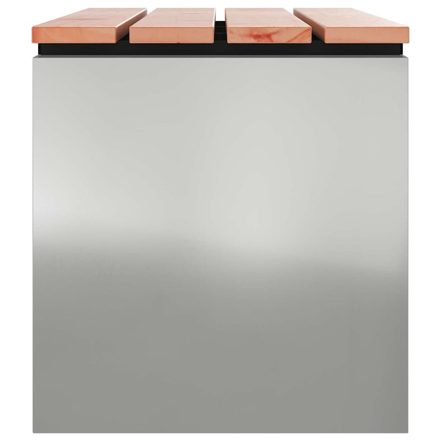 Tuinbank Zilver 80 x 40 x 43 cm Gegalvaniseerd staal
