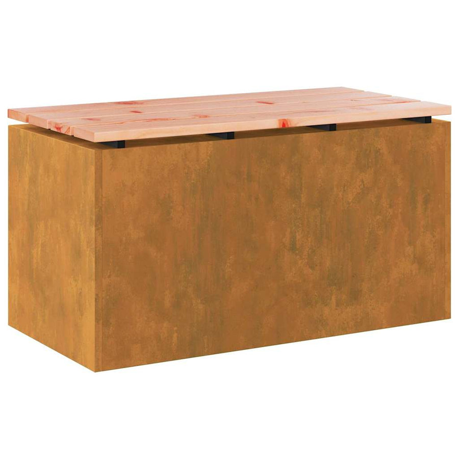 Tuinbank Roestig 80 x 40 x 43 cm Cortenstaal