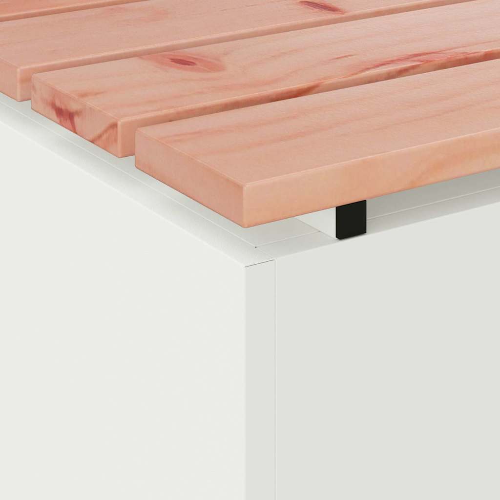 Tuinbank Wit 100 x 40 x 43 cm Staal