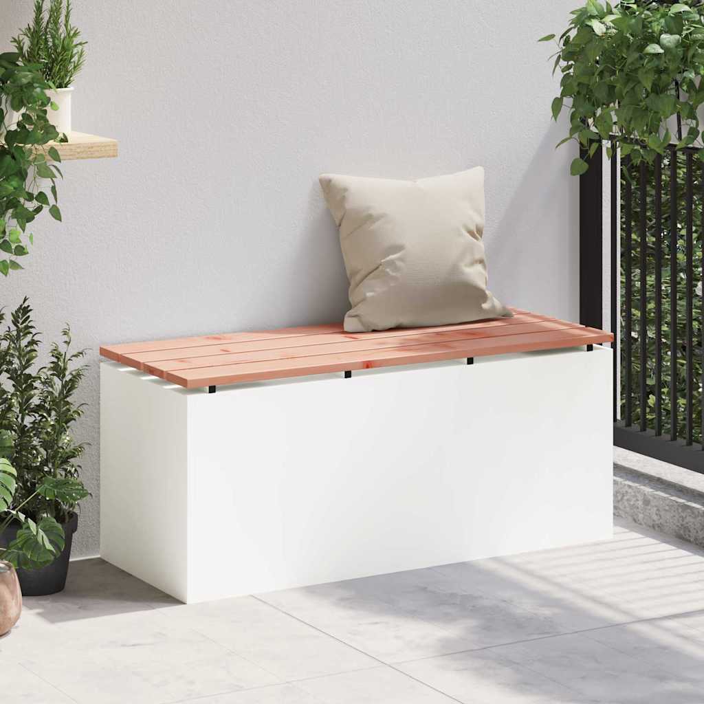 Tuinbank Wit 100 x 40 x 43 cm Staal
