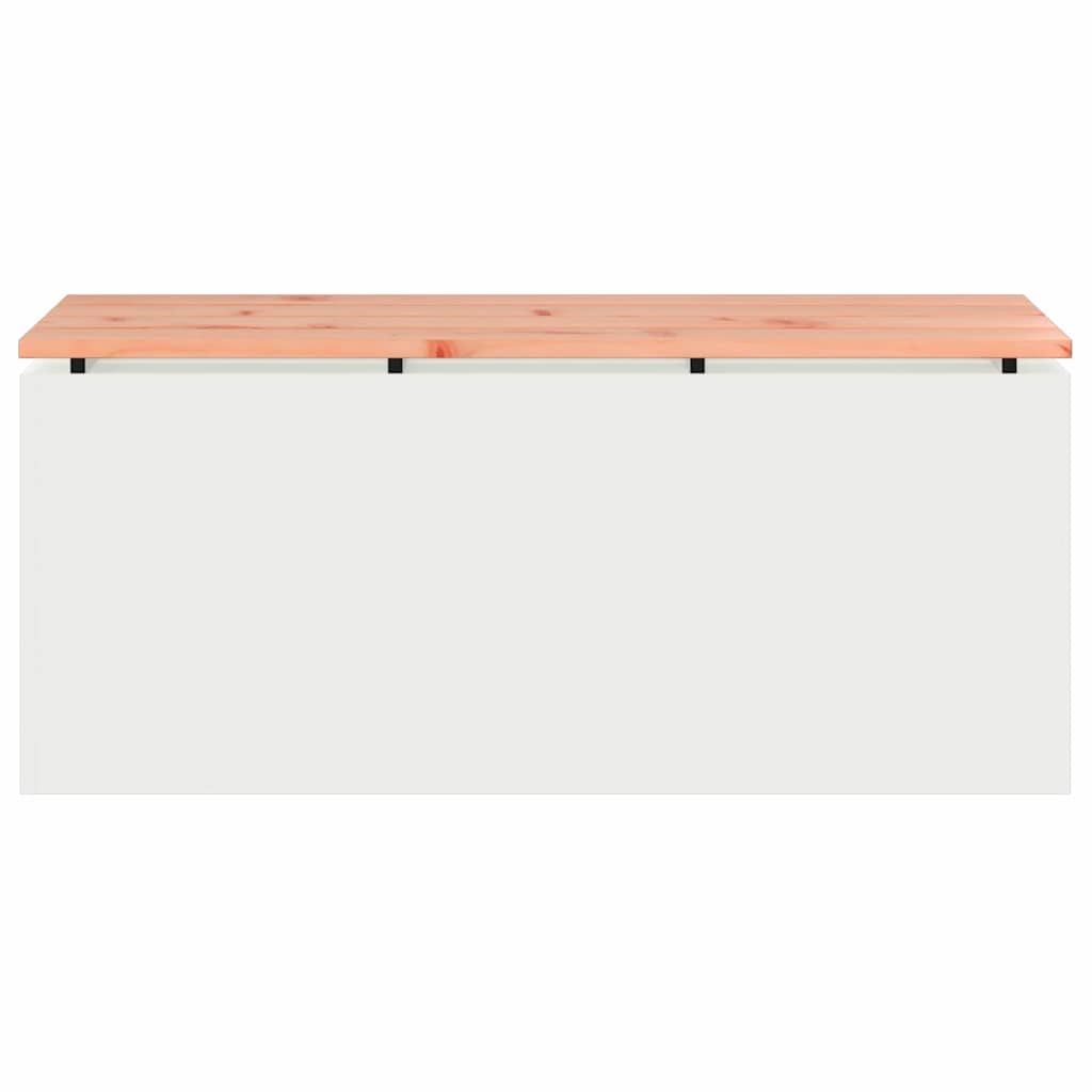 Tuinbank Wit 100 x 40 x 43 cm Staal