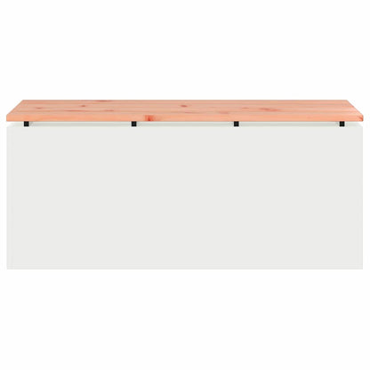 Tuinbank Wit 100 x 40 x 43 cm Staal