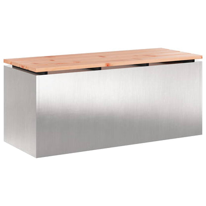 Tuinbank Zilver 100 x 40 x 43 cm Roestvrij staal
