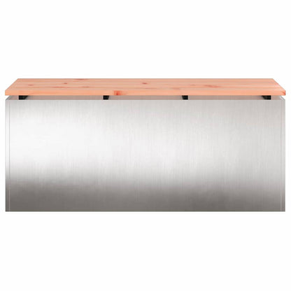 Tuinbank Zilver 100 x 40 x 43 cm Roestvrij staal
