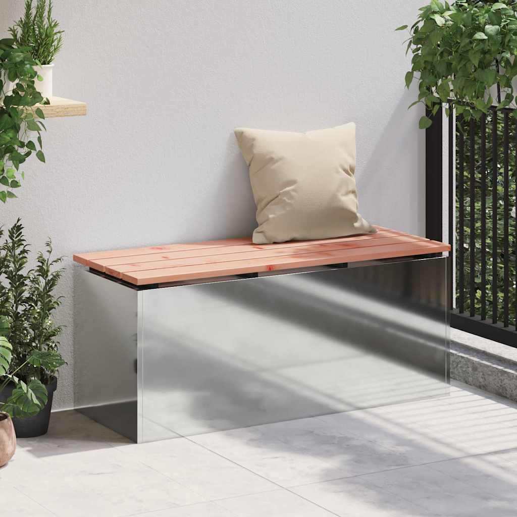 Tuinbank Zilver 100 x 40 x 43 cm Gegalvaniseerd staal