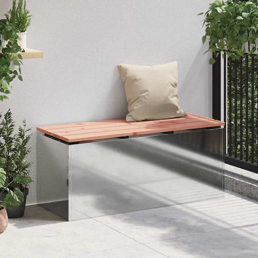 Tuinbank Zilver 100 x 40 x 43 cm Gegalvaniseerd staal
