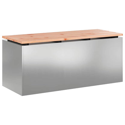 Tuinbank Zilver 100 x 40 x 43 cm Gegalvaniseerd staal
