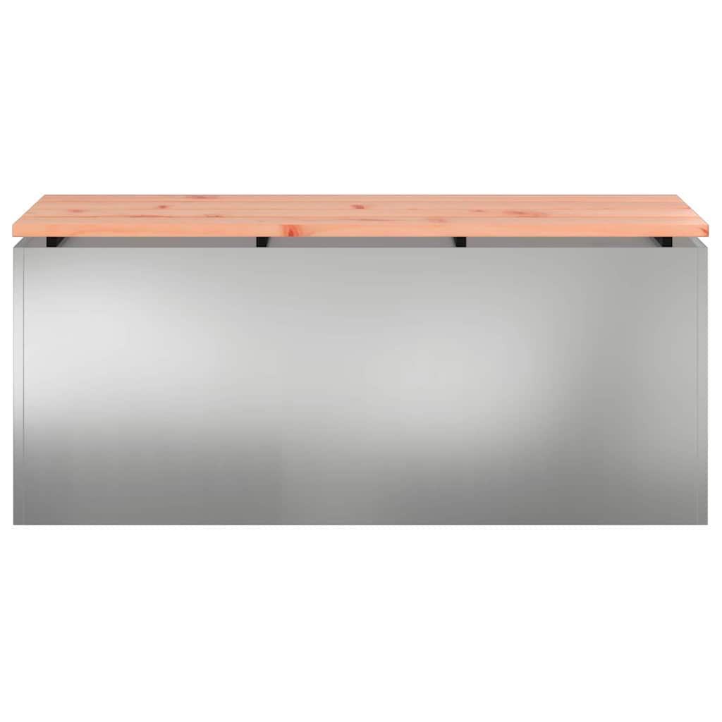 Tuinbank Zilver 100 x 40 x 43 cm Gegalvaniseerd staal