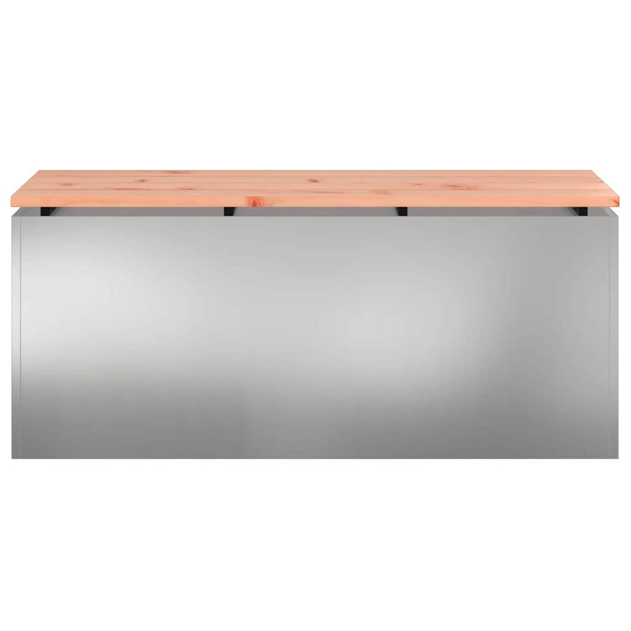 Tuinbank Zilver 100 x 40 x 43 cm Gegalvaniseerd staal