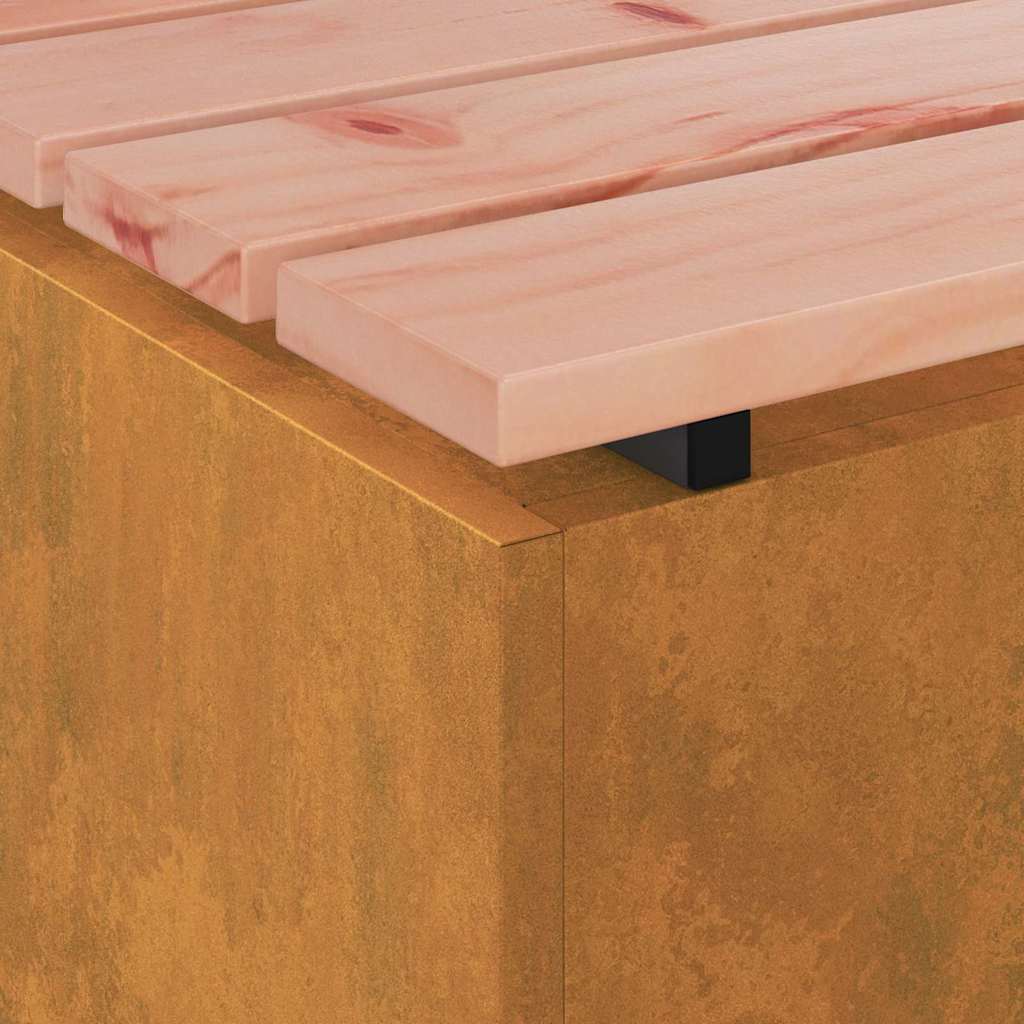 Tuinbank Roestig 100 x 40 x 43 cm Cortenstaal