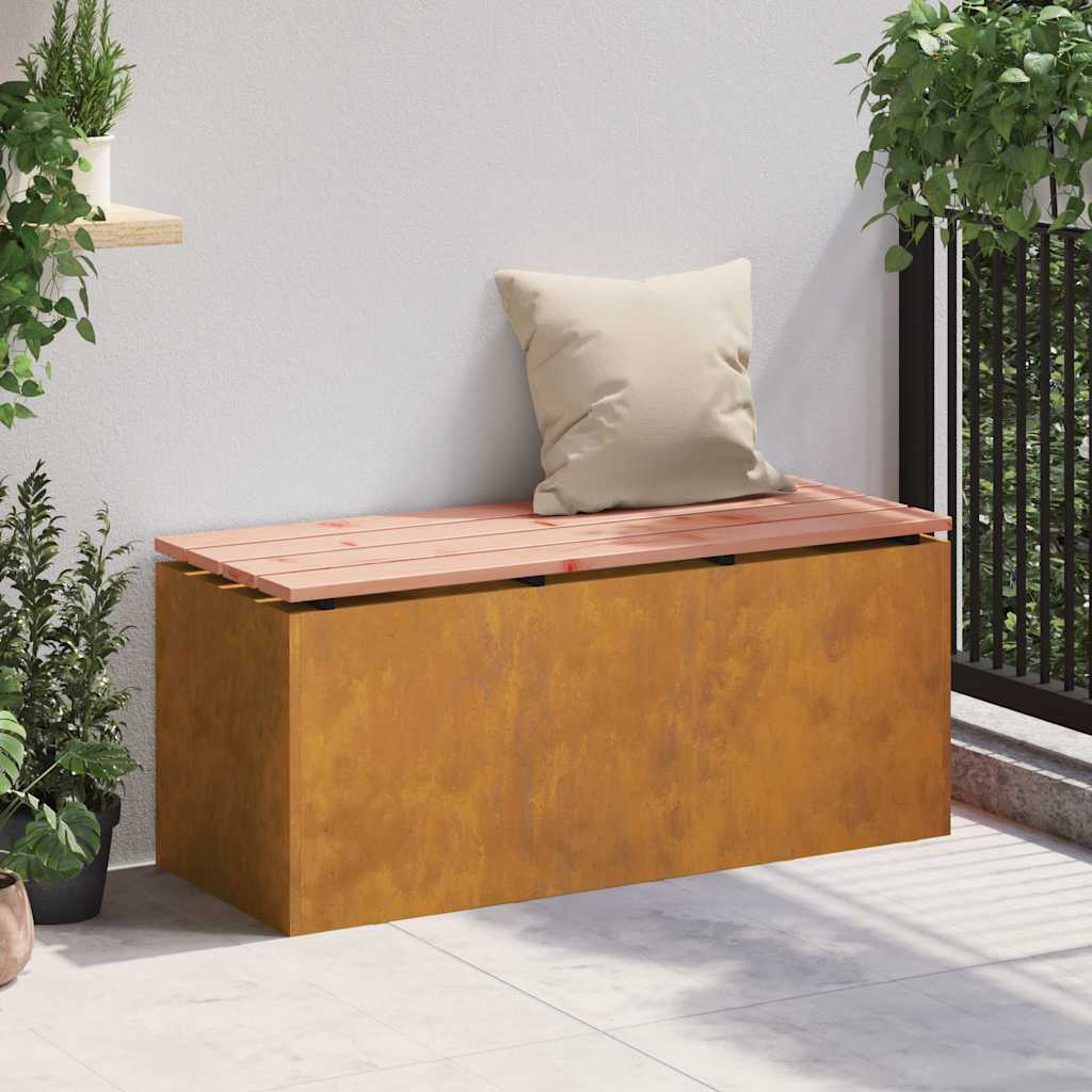Tuinbank Roestig 100 x 40 x 43 cm Cortenstaal