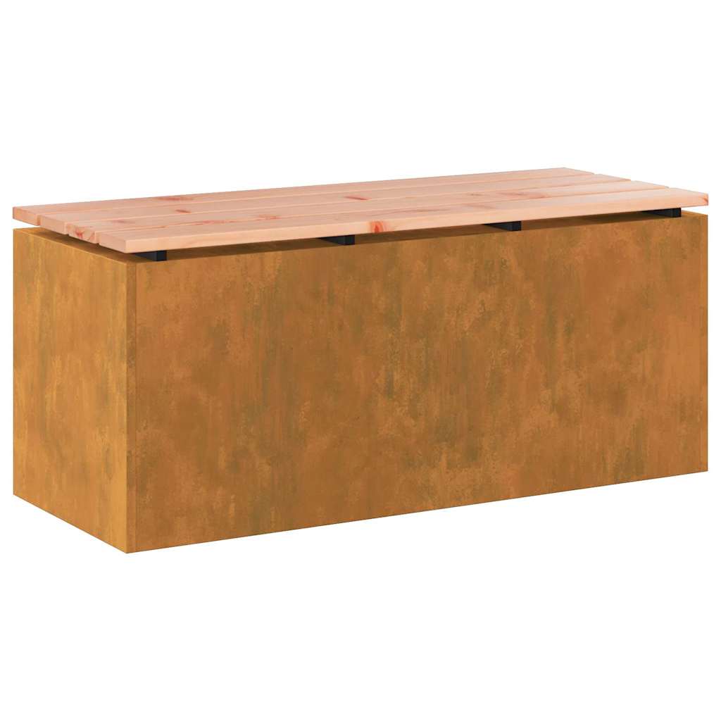 Tuinbank Roestig 100 x 40 x 43 cm Cortenstaal