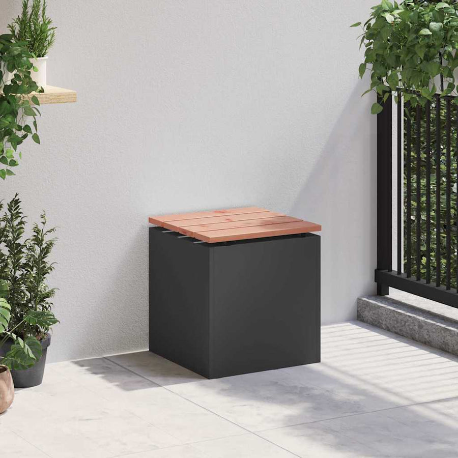 Tuinbank Zwart 40 x 40 x 43 cm Staal