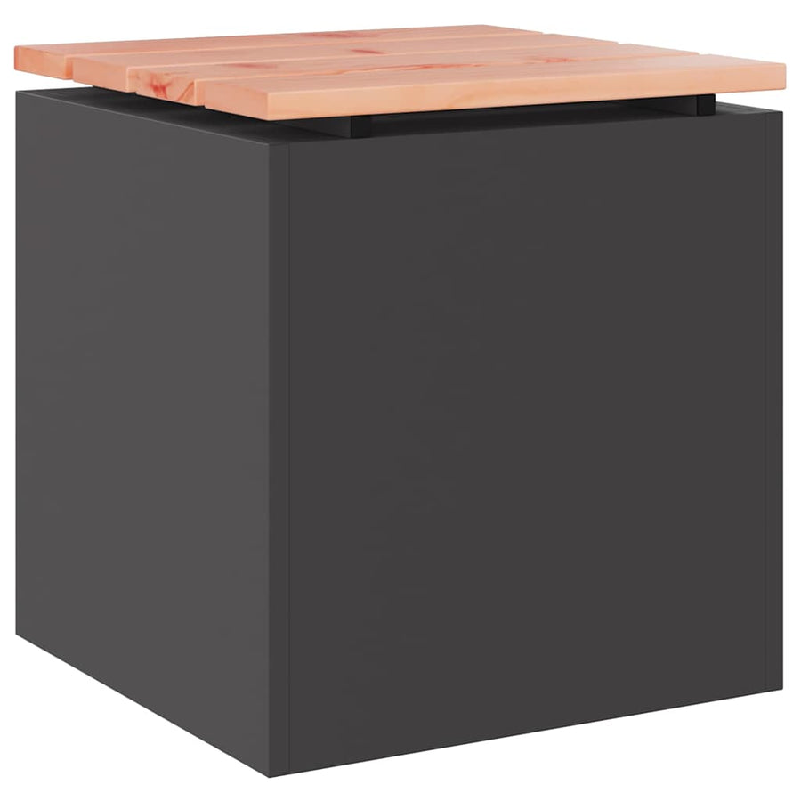 Tuinbank Zwart 40 x 40 x 43 cm Staal
