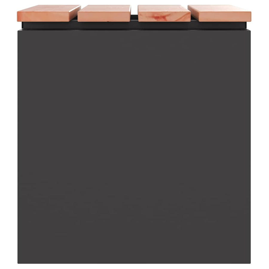 Tuinbank Zwart 40 x 40 x 43 cm Staal