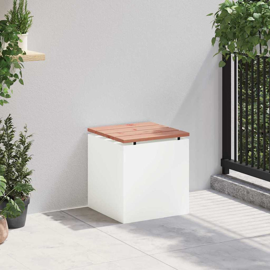 Tuinbank Wit 40 x 40 x 43 cm Staal
