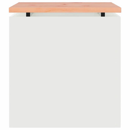 Tuinbank Wit 40 x 40 x 43 cm Staal