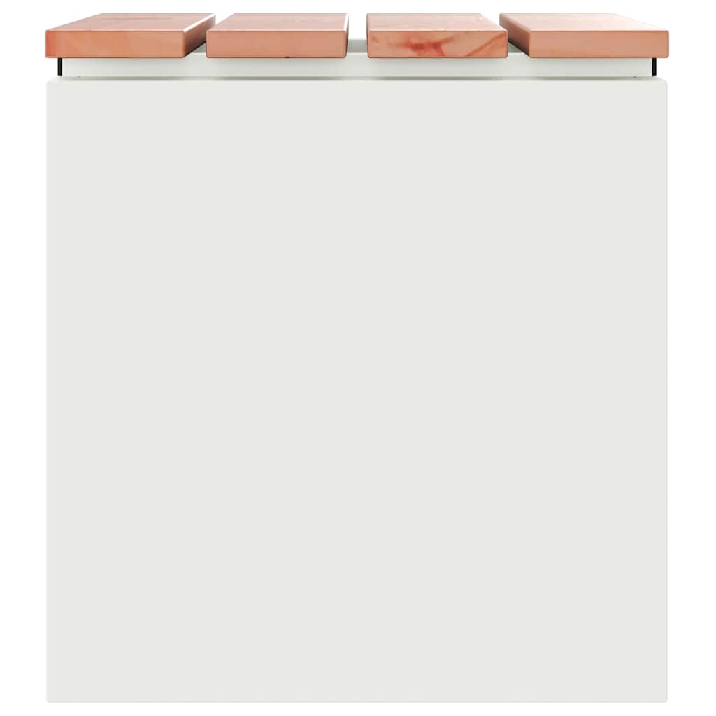 Tuinbank Wit 40 x 40 x 43 cm Staal